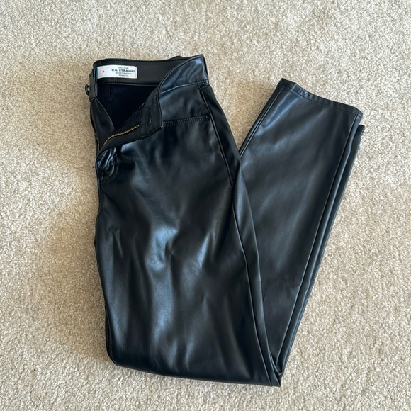 Old Navy Leather Pants - Picture 1 of 4